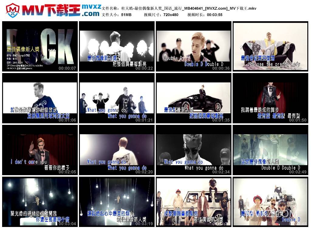 杜天皓-最佳偶像新人奖_国语_流行_MB404641